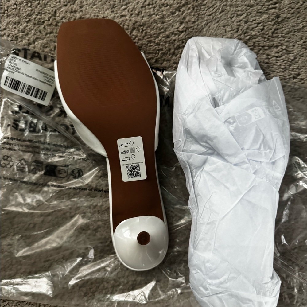 ASOS Cream Mules - Picture 3 of 3